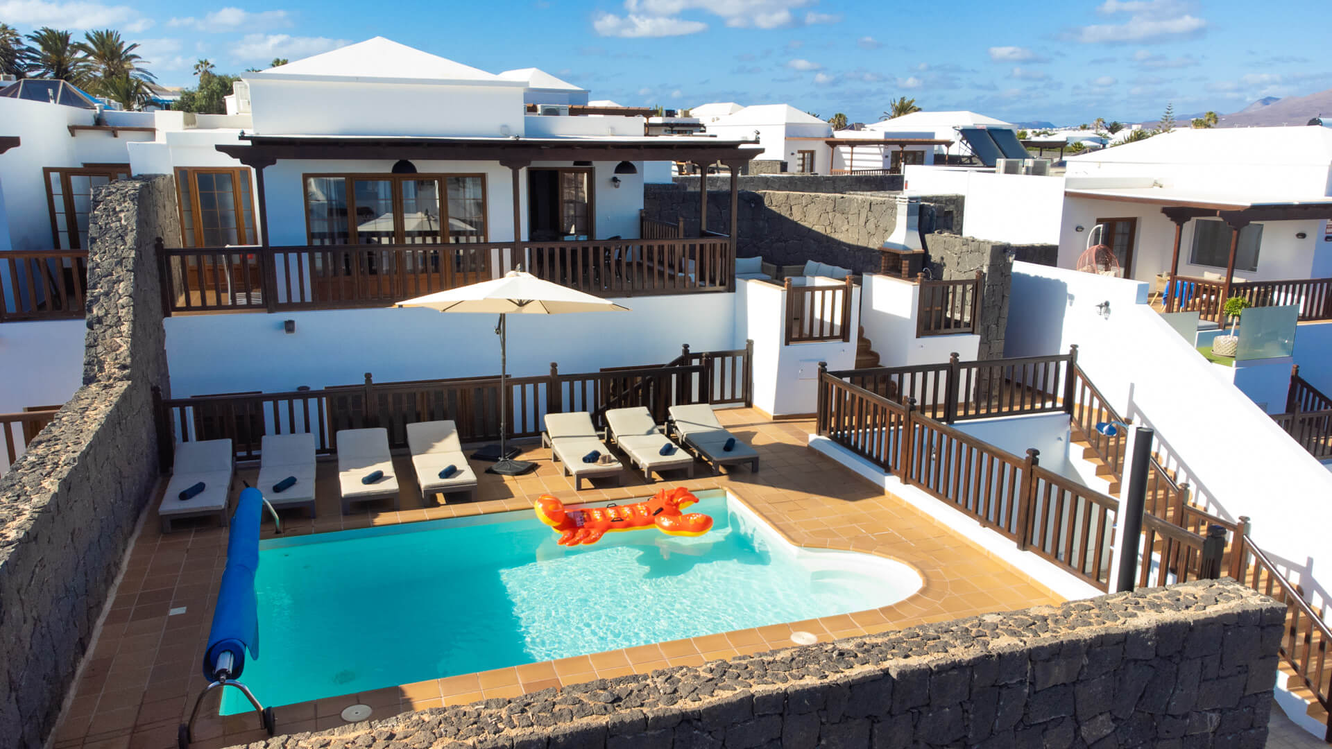 Playa Blanca villas to rent - Villa Vista Rey - 6 Bedrooms