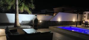 Villa Arabella Private Pool Night