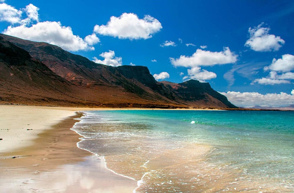 Playa de Bajo Risco Lanzarote in beautiful colours