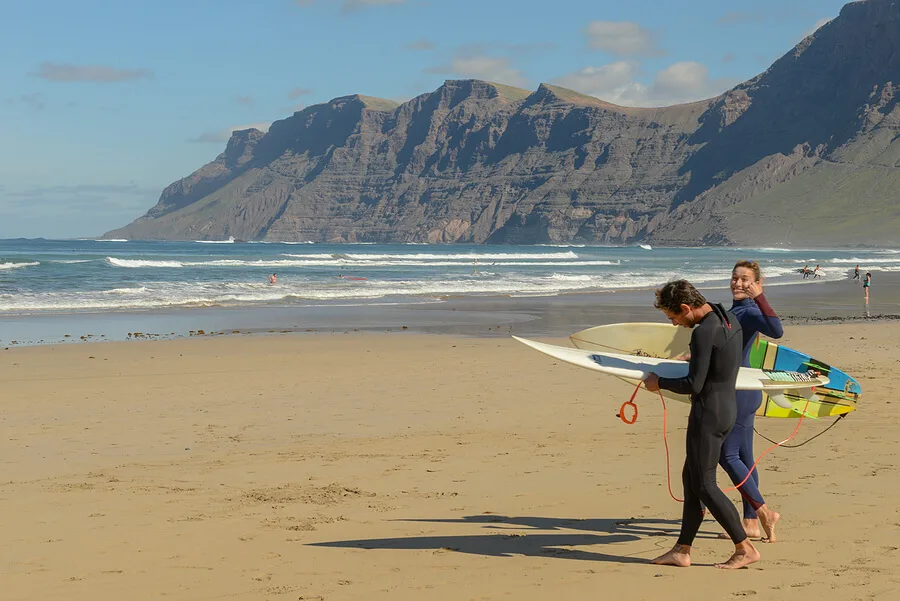 Playa Blanca Villa surf on Famara Beach Lanzarote Playa Blanca Villa surf on Famara Beach Lanzarote