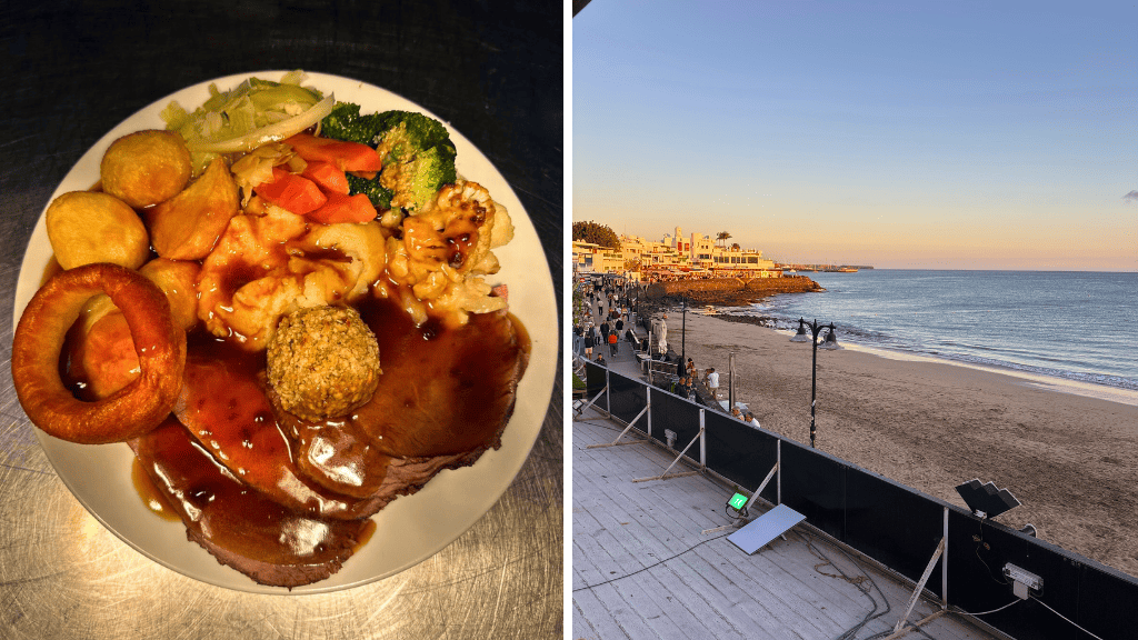 Sunday roast Playa Blanca