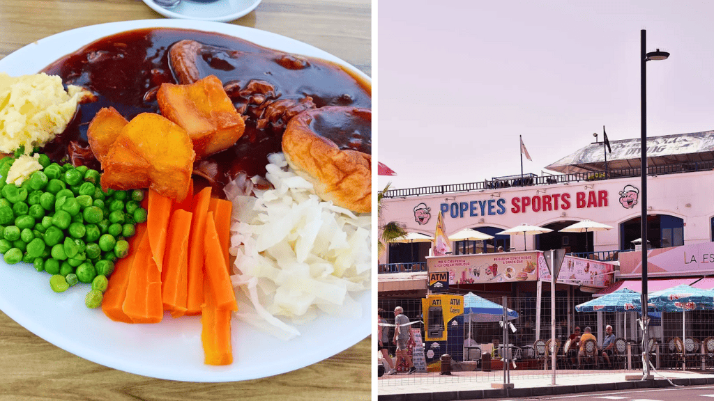 Sunday roast Playa Blanca